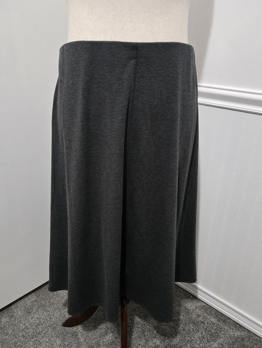 Women's Dark Gray A-Line Skirt